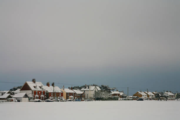 istock Snowy Village Green 536811653
