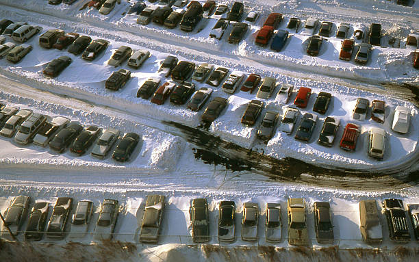 istock NYCParking lot after snow storm 536811857