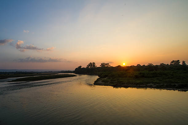 istock Sunset Over the Rapti River, Nepal 536812003