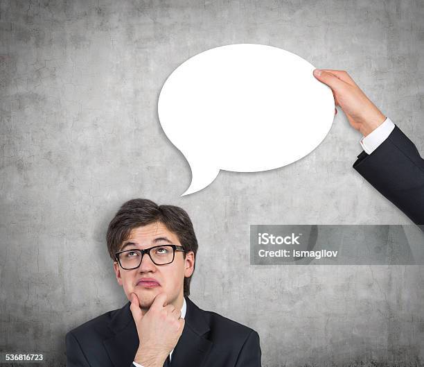 Businessman Thinking Stock Photo - Download Image Now - 2015, Adult, Beautiful People
