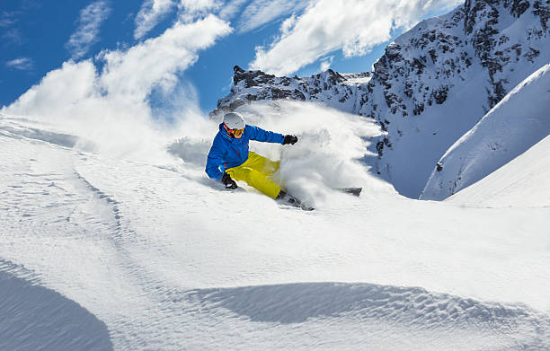 istock Male freerider skis 536816759
