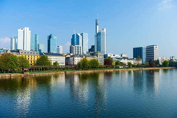 istock Frankfurt City Downtown Skyline and the Main River Germany 536824264