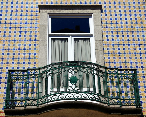 House Front adorned with Azulejos (Wall Tiles)