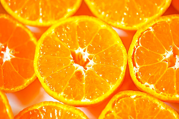 istock Cross section of tangerine 536833215