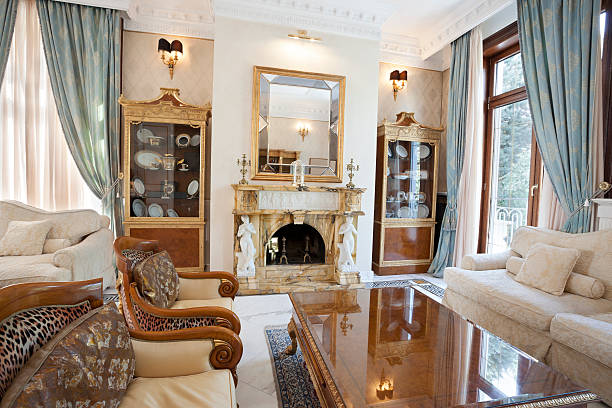 istock Living room in a fancy villa 536836515