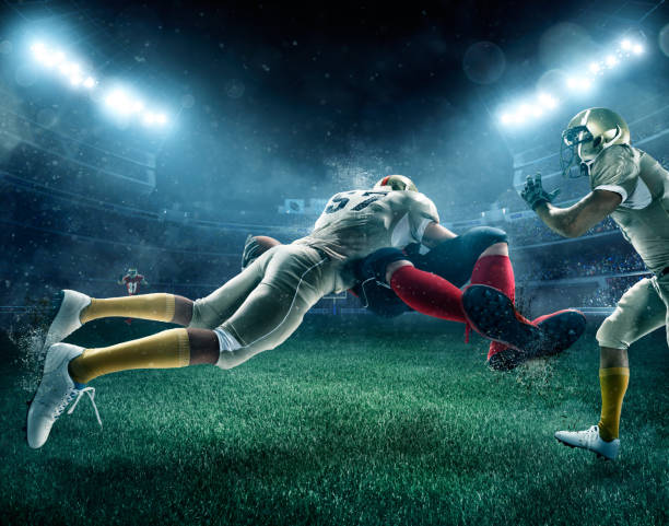 istock Dramatic american football 536837303