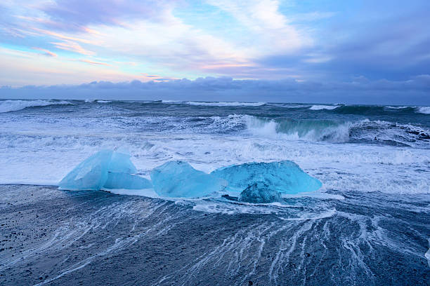 istock Jokulsarlon ice beach, Iceland 536840734