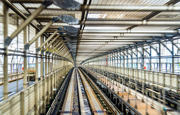 istock Yurikamome line on the Rainbow bridge in Tokyo 536845908