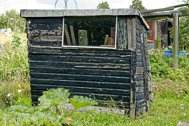 istock Rotting wooden Shed 536847526
