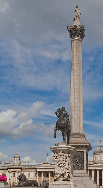 istock Nelson column in London, England 536847654