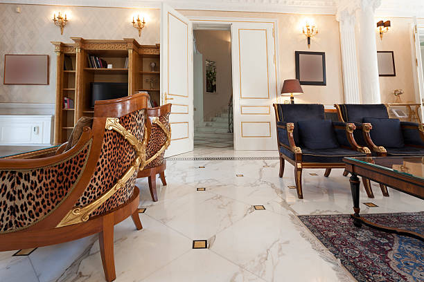 istock Living room in a fancy villa 536853761