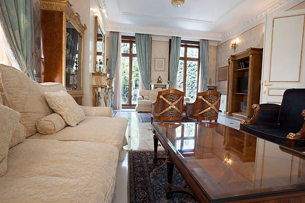 istock Living room in a fancy villa 536853781