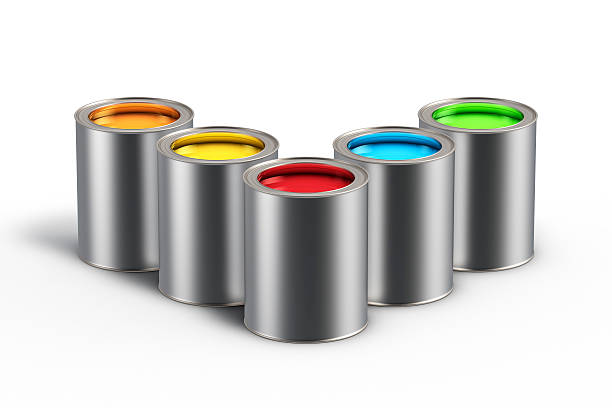 istock 3D colors painting buckets 536854825