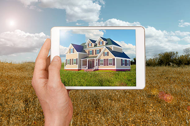 istock Envisioning a new home to build with digital tablet 536855367