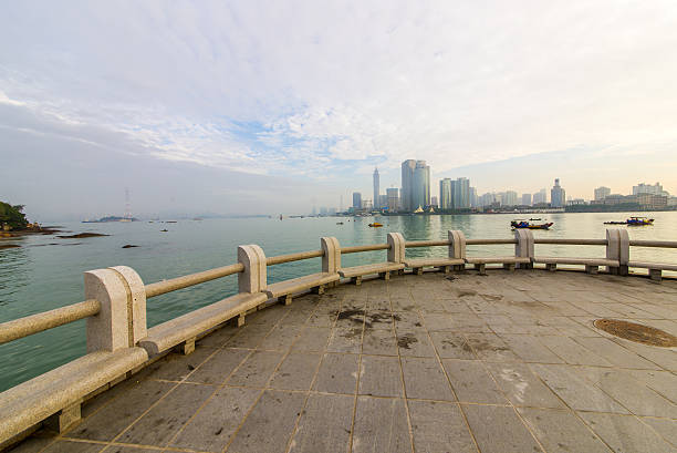 istock Sunrise coastal city 536856524