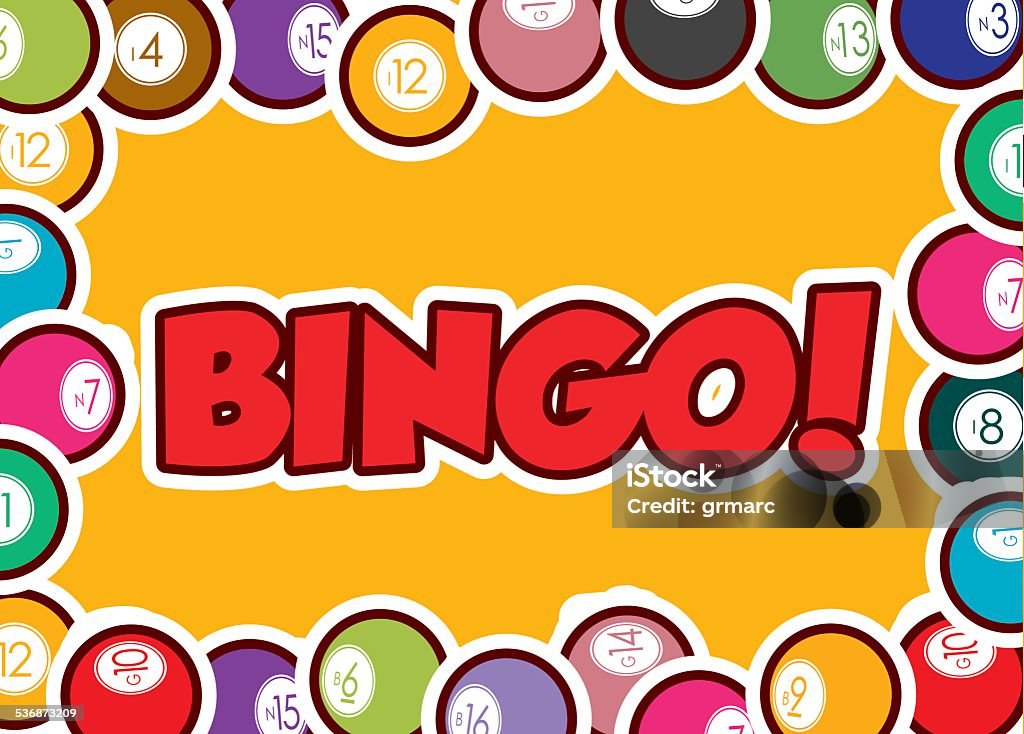 Simple Bingo Graphics Bingo Design Vector Illustration Stock Illustration - Download Image ...