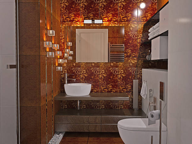 istock 3d interior of the bathroom 536873436