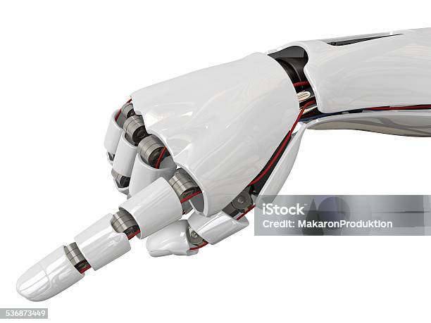 Cyborg Robot Hand Stock Photo - Download Image Now - 2015, Animal Body Part, Animal Hand