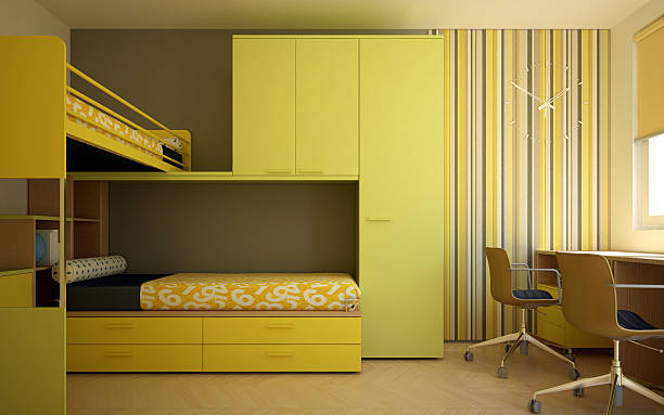 istock 3D interior design of nursery - bedroom 536873468