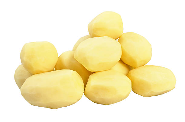 istock Fresh peeled potatoes 536874421