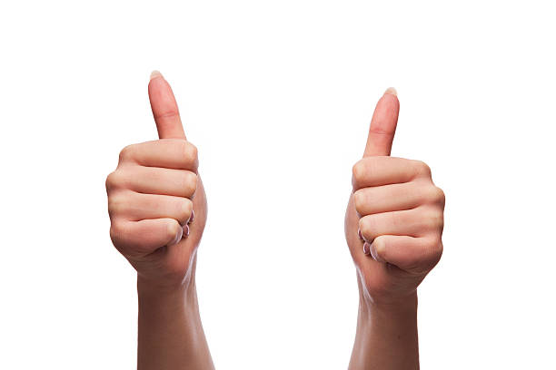 istock Female thumbs up 536874503