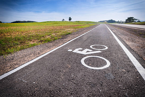 istock Dedicated bicycle lanes at parks 536874763