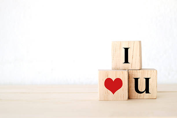 istock Three wood cubes with 
