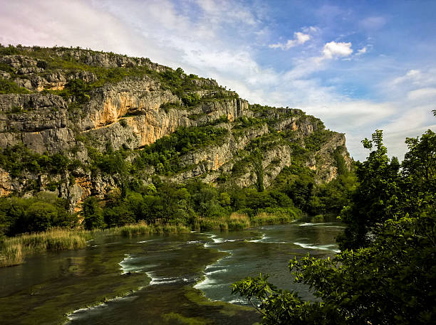 istock Small waterfalls at National park Krka 536886220