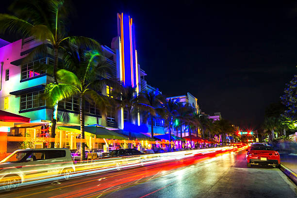 istock Art Deco Hotels, Miami. 536890075