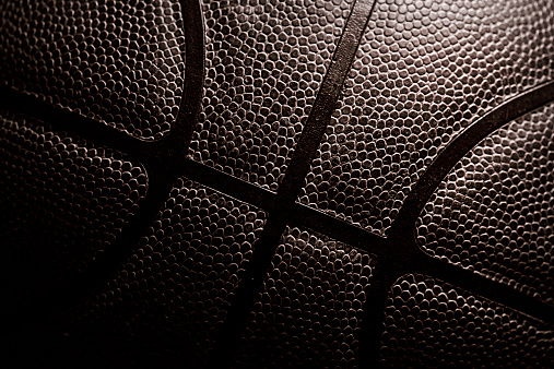 Basketball detail, makro shot. Canon 5D MK III