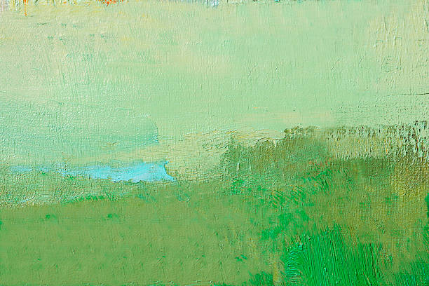 istock Abstract painted green  art backgrounds. 536890981