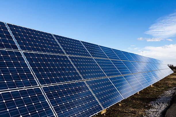 istock Row of solar panels 536891037