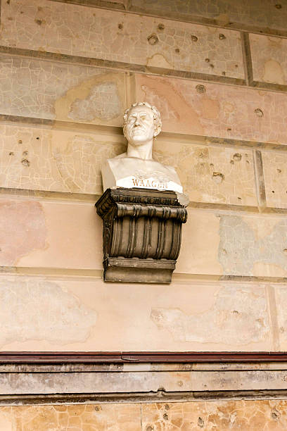 istock Battle damage to walls in Berlin from 60 years ago 536891401