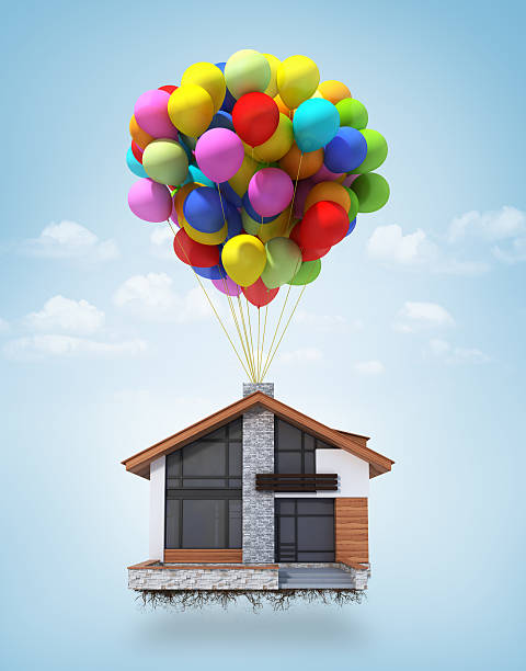 istock Surreal scene of a house 536891781