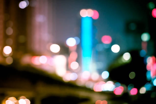 istock abstract light in city at night 536891871