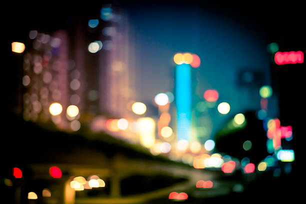 istock abstract light in city at night 536891883