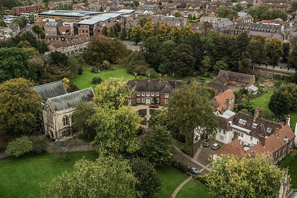 istock Aerial view of York downtown 536894159