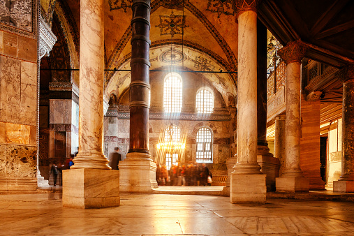 inside Hagia Sophia