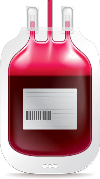 Bекторная иллюстрация Становиться донором крови, изолированные на белом ВЕКТОР
