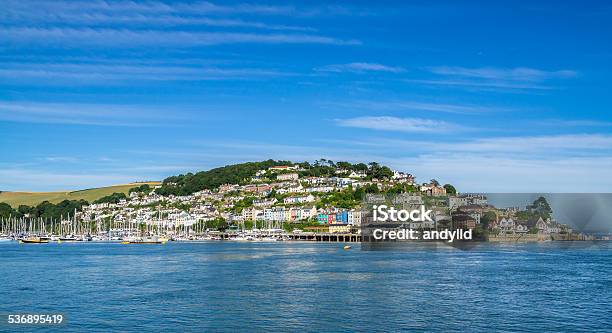 Kingswear On The Dart Estuary Stock Photo - Download Image Now - 2015, Beach, Blue
