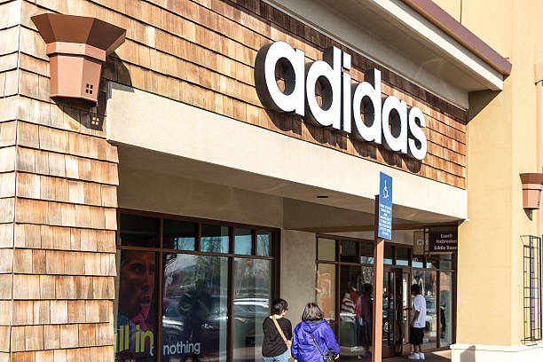Adidas Store stock photo