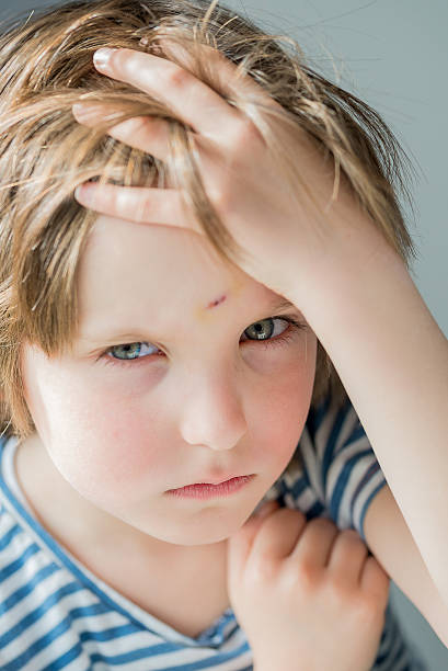 istock Little boy have a pain 536910552