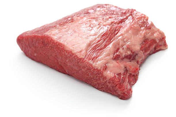 raw beef brisket - çiğ stok fotoğraflar ve resimler
