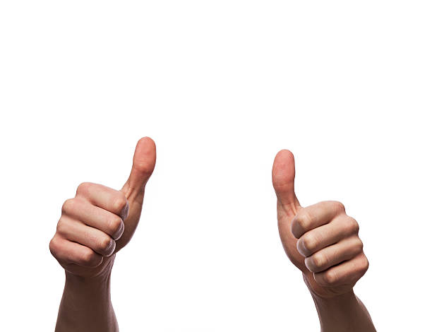 Male thumbs up