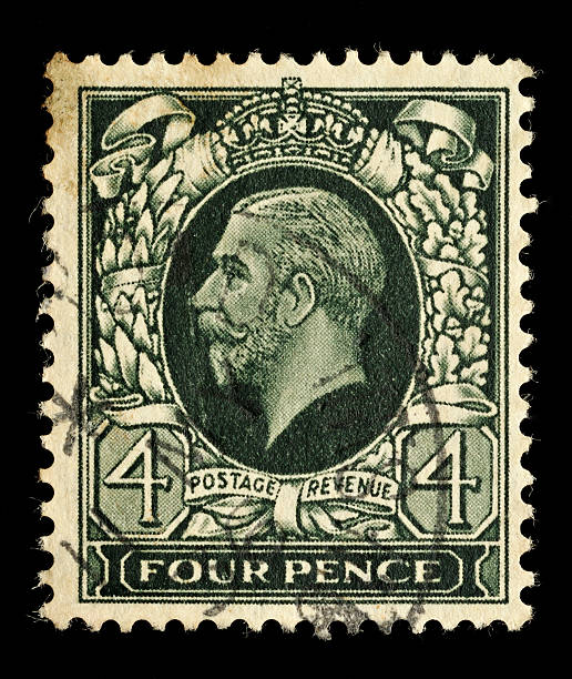 istock British King George V Postage Stamp 536917555