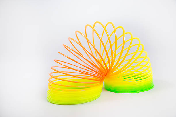 istock Slinky colouful toy 536917563