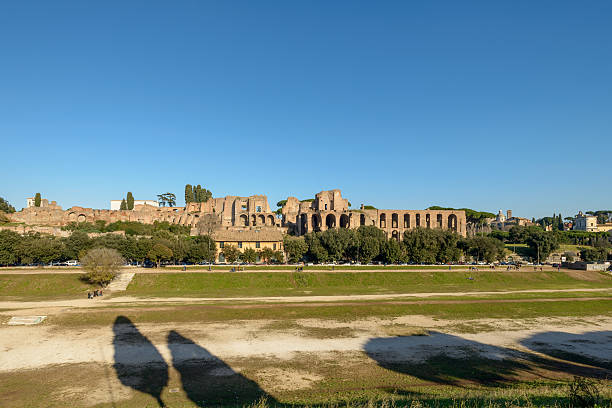 Circus maximus the arena called Circo Massimo in Rome where in ancient age was the horses race circo massimo stock pictures, royalty-free photos & images