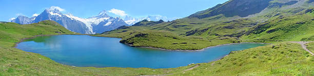istock Bachalpsee - Blauer Bergsee, Alpine meadows, mountain range 536919581