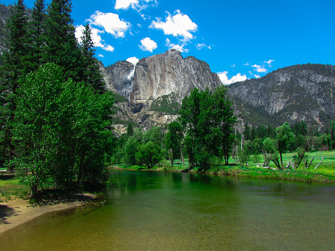 Yosemite National Park, Landscape, Mountain, Mountain Range, Yosemite Falls, USA, National Landmark, California, National Park, Nature