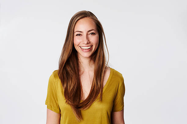 istock Brilliant smile on beautiful brunette, portrait 536932782
